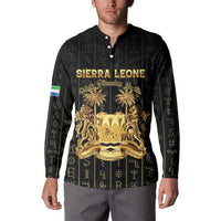 Personalized Sierra Leone Vai Syllabary Vertical Pattern Button Sweatshirt - Wonder Print Shop