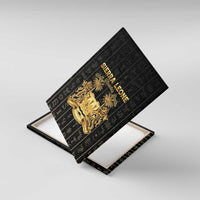 Sierra Leone Vai Syllabary Vertical Pattern Canvas Wall Art - Wonder Print Shop