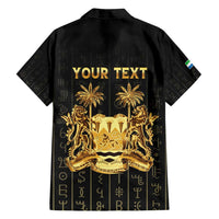 Personalized Sierra Leone Vai Syllabary Vertical Pattern Family Matching Puletasi and Hawaiian Shirt - Wonder Print Shop