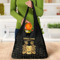 Sierra Leone Vai Syllabary Vertical Pattern Grocery Bag - Wonder Print Shop