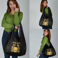 Sierra Leone Vai Syllabary Vertical Pattern Grocery Bag - Wonder Print Shop