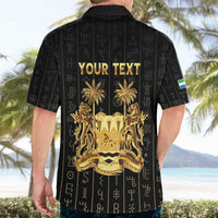 Personalized Sierra Leone Vai Syllabary Vertical Pattern Hawaiian Shirt - Wonder Print Shop