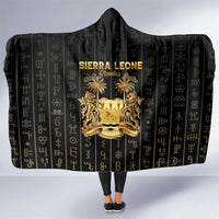 Sierra Leone Vai Syllabary Vertical Pattern Hooded Blanket - Wonder Print Shop