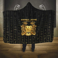 Sierra Leone Vai Syllabary Vertical Pattern Hooded Blanket - Wonder Print Shop