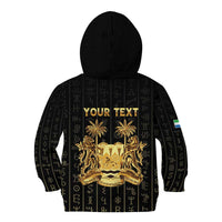 Personalized Sierra Leone Vai Syllabary Vertical Pattern Kid Hoodie - Wonder Print Shop