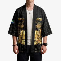 Personalized Sierra Leone Vai Syllabary Vertical Pattern Kimono - Wonder Print Shop