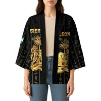 Personalized Sierra Leone Vai Syllabary Vertical Pattern Kimono - Wonder Print Shop