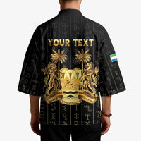 Personalized Sierra Leone Vai Syllabary Vertical Pattern Kimono - Wonder Print Shop