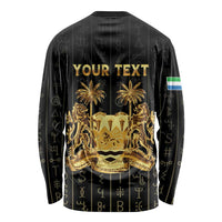 Personalized Sierra Leone Vai Syllabary Vertical Pattern Long Sleeve Shirt - Wonder Print Shop