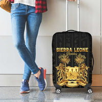 Sierra Leone Vai Syllabary Vertical Pattern Luggage Cover - Wonder Print Shop