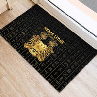 Sierra Leone Vai Syllabary Vertical Pattern Rubber Doormat - Wonder Print Shop
