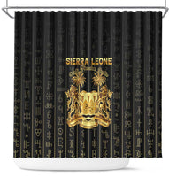 Sierra Leone Vai Syllabary Vertical Pattern Shower Curtain - Wonder Print Shop