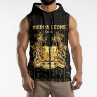 Personalized Sierra Leone Vai Syllabary Vertical Pattern Sleeveless Zip Hoodie - Wonder Print Shop