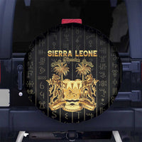 Sierra Leone Vai Syllabary Vertical Pattern Spare Tire Cover - Wonder Print Shop