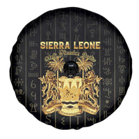 Sierra Leone Vai Syllabary Vertical Pattern Spare Tire Cover - Wonder Print Shop