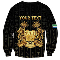 Personalized Sierra Leone Vai Syllabary Vertical Pattern Sweatshirt - Wonder Print Shop