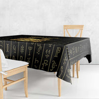 Sierra Leone Vai Syllabary Vertical Pattern Tablecloth - Wonder Print Shop