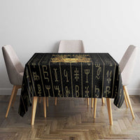 Sierra Leone Vai Syllabary Vertical Pattern Tablecloth - Wonder Print Shop