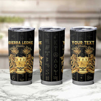Personalized Sierra Leone Vai Syllabary Vertical Pattern Tumbler Cup - Wonder Print Shop
