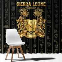 Sierra Leone Vai Syllabary Vertical Pattern Window Curtain - Wonder Print Shop