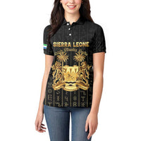 Personalized Sierra Leone Vai Syllabary Vertical Pattern Women Polo Shirt - Wonder Print Shop
