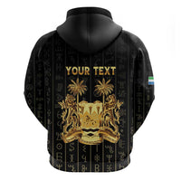 Personalized Sierra Leone Vai Syllabary Vertical Pattern Zip Hoodie - Wonder Print Shop