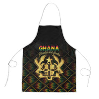 Ghana Kente Pattern Apron The Heart of Gold of Africa - Wonder Print Shop