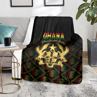 Ghana Kente Pattern Blanket The Heart of Gold of Africa - Wonder Print Shop