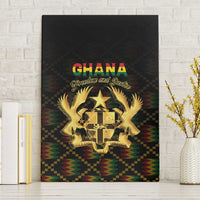 Ghana Kente Pattern Canvas Wall Art The Heart of Gold of Africa - Wonder Print Shop