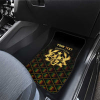 Personalized Ghana Kente Pattern Car Mats The Heart of Gold of Africa - Wonder Print Shop