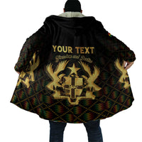 Personalized Ghana Kente Pattern Cloak The Heart of Gold of Africa - Wonder Print Shop