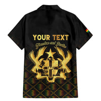 Personalized Ghana Kente Pattern Family Matching Mermaid Dress and Hawaiian Shirt The Heart of Gold of Africa - Wonder Print Shop
