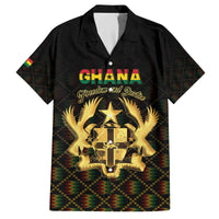 Personalized Ghana Kente Pattern Family Matching Off The Shoulder Long Sleeve Dress and Hawaiian Shirt The Heart of Gold of Africa - Wonder Print Shop