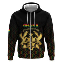 Personalized Ghana Kente Pattern Hoodie The Heart of Gold of Africa - Wonder Print Shop