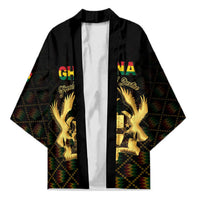 Personalized Ghana Kente Pattern Kimono The Heart of Gold of Africa - Wonder Print Shop