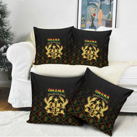 Ghana Kente Pattern Pillow Cover The Heart of Gold of Africa - Wonder Print Shop