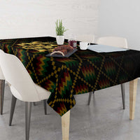 Ghana Kente Pattern Tablecloth The Heart of Gold of Africa - Wonder Print Shop