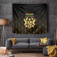 Ghana Kente Pattern Tapestry The Heart of Gold of Africa - Wonder Print Shop