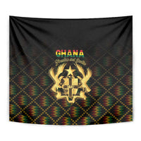 Ghana Kente Pattern Tapestry The Heart of Gold of Africa - Wonder Print Shop