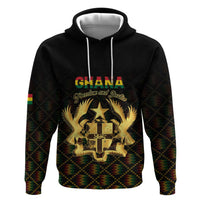 Personalized Ghana Kente Pattern Zip Hoodie The Heart of Gold of Africa - Wonder Print Shop