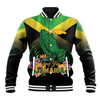 Personalized Pray For Jamaica Baseball Jacket Jamaica Strong - Wonder Print Shop