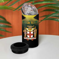 Personalized Pray For Jamaica 4 in 1 Can Cooler Tumbler Jamaica Strong - Wonder Print Shop