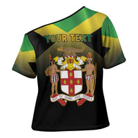 Personalized Pray For Jamaica Cross Shoulder Shirt Jamaica Strong - Wonder Print Shop
