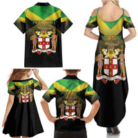 Personalized Pray For Jamaica Family Matching Summer Maxi Dress and Hawaiian Shirt Jamaica Strong - Wonder Print Shop