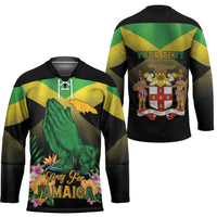 Personalized Pray For Jamaica Hockey Jersey Jamaica Strong - Wonder Print Shop