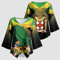 Personalized Pray For Jamaica Kimono Sleeve Blouse Jamaica Strong - Wonder Print Shop