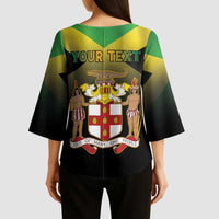 Personalized Pray For Jamaica Kimono Sleeve Blouse Jamaica Strong - Wonder Print Shop