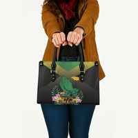 Pray For Jamaica Leather Bag Jamaica Strong - Wonder Print Shop