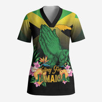 Personalized Pray For Jamaica Scrub Top Jamaica Strong - Wonder Print Shop