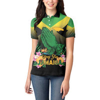 Personalized Pray For Jamaica Women Polo Shirt Jamaica Strong - Wonder Print Shop